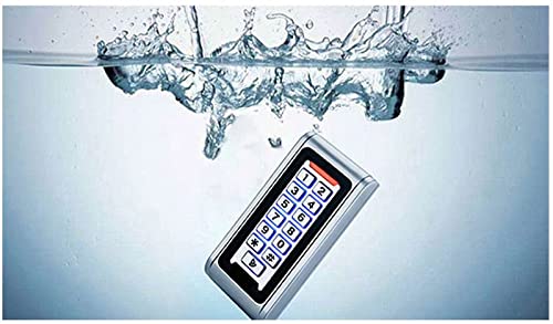 Waterproof Metal Keypad Reader with RFID Key Fob/Card