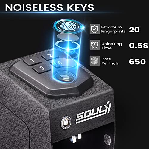 Biometric Gun Safe: Quick Access Pistol Storage