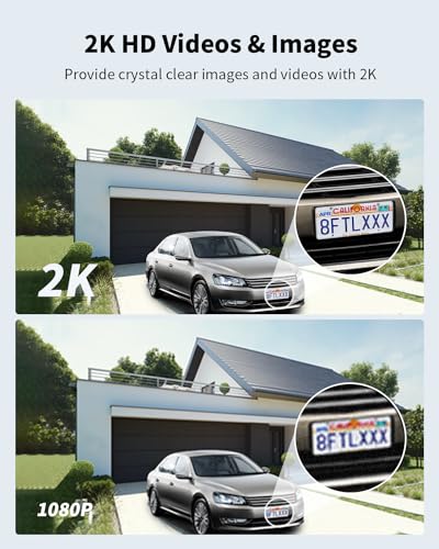 Wireless Solar Security Camera: 2K Outdoor Spy Gear