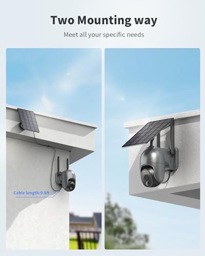 Wireless Solar Security Camera: 2K Outdoor Spy Gear