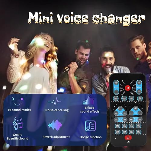 Portable Mini Voice Changer: 8 Sound Effects for All