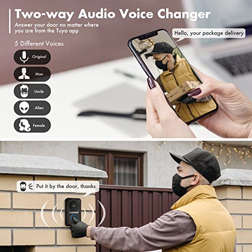 Wireless Doorbell Camera with Night Vision - Spy Gear