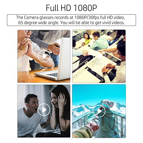 1080p Spy Camera Glasses - 32GB Memory