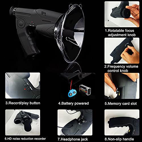 Bionic Ear Spy Telescope: Record & Observe Birds