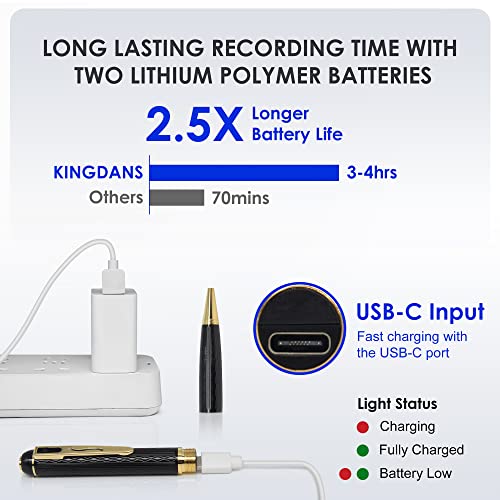Hidden Camera Pen, Easy-to-Use Spy Cam