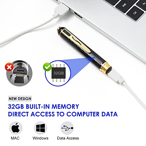 Hidden Camera Pen, Easy-to-Use Spy Cam