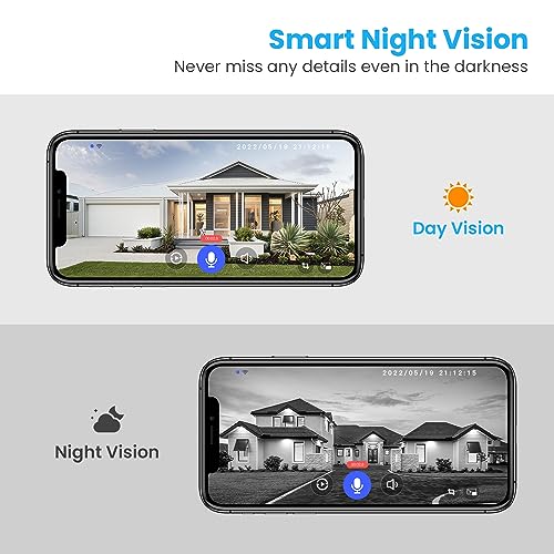Wireless Doorbell Camera with AI Detection & HD Live View