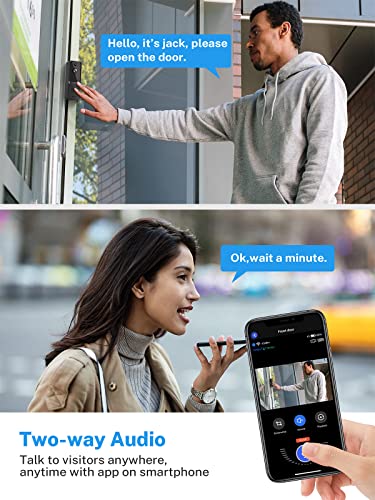 SHARKPOP Wireless Doorbell Camera: Smart WiFi Spy Gear