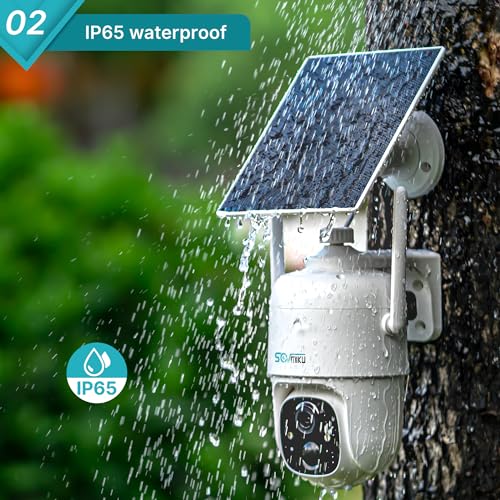 Sovmiku AI 2K Solar Security Camera - Wireless Spy Gear