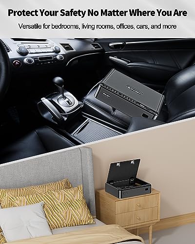 Smart Gun Safe: Biometric Pistol Safe, Quick Access