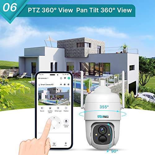Sovmiku AI 2K Solar Security Camera - Wireless Spy Gear