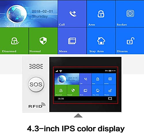 Spy Gear Touch Screen Alarm System - WiFi Wireless Home Security