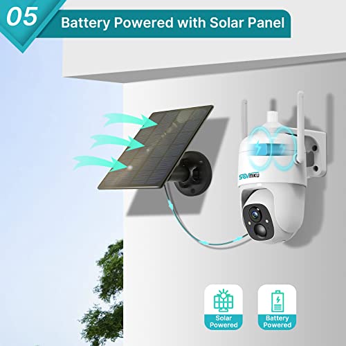 Sovmiku AI 2K Solar Security Camera - Wireless Spy Gear
