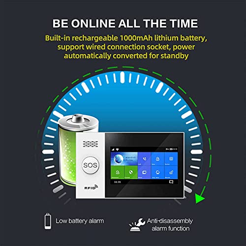 Spy Gear Touch Screen Alarm System - WiFi Wireless Home Security