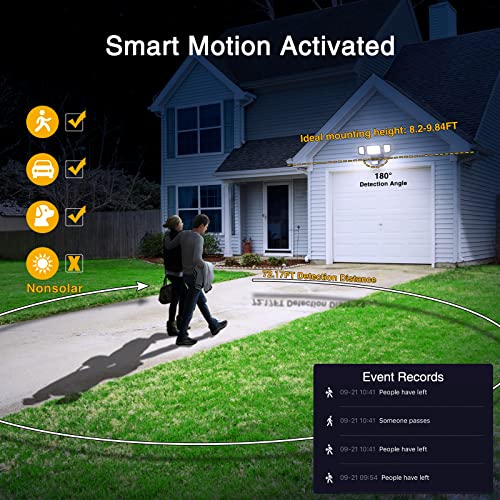 Wireless Smart LED Outdoor Motion Sensor Spy Lights