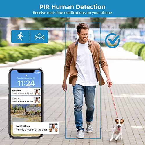 Putbopo Smart Doorbell with 1080P FHD & Night Vision