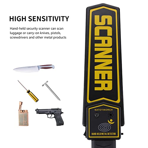 High-Sensitivity Handheld Metal Detector for Electronic Security