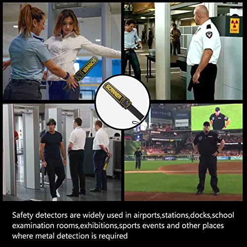 High-Sensitivity Handheld Metal Detector for Electronic Security