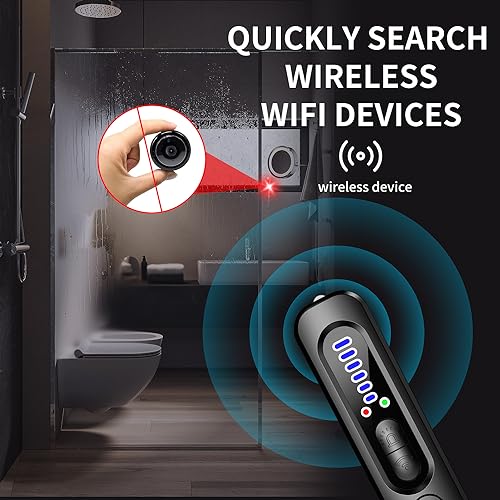 Portable Spy Gear Hidden Camera Detector - Office, Car, Travel