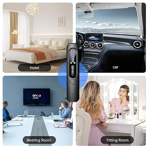 Portable Spy Gear Hidden Camera Detector - Office, Car, Travel
