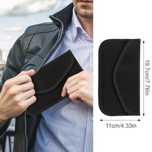 2-Pack Faraday Bags: Car Keys & Cell Phone Protection