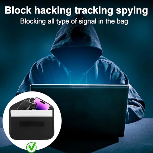 2-Pack Faraday Bags: Car Keys & Cell Phone Protection