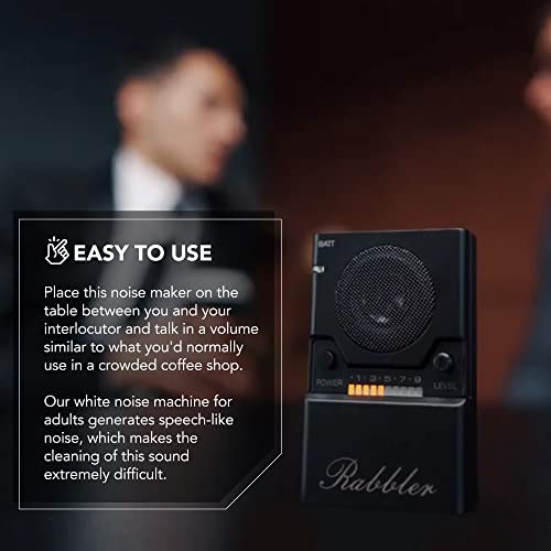 White Noise Generator - Stop Unwanted Eavesdropping- Spy Gear
