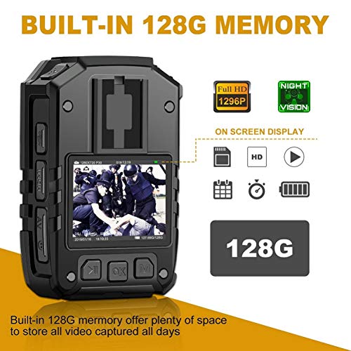 CammPro 1296P HD Body Camera with Night Vision