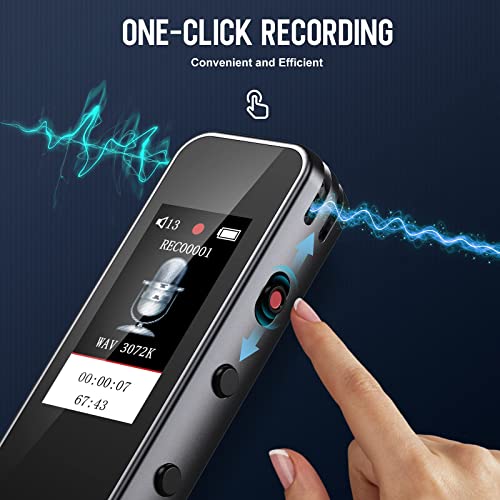 High-Definition 64GB Spy Voice Recorder with MP3 Player