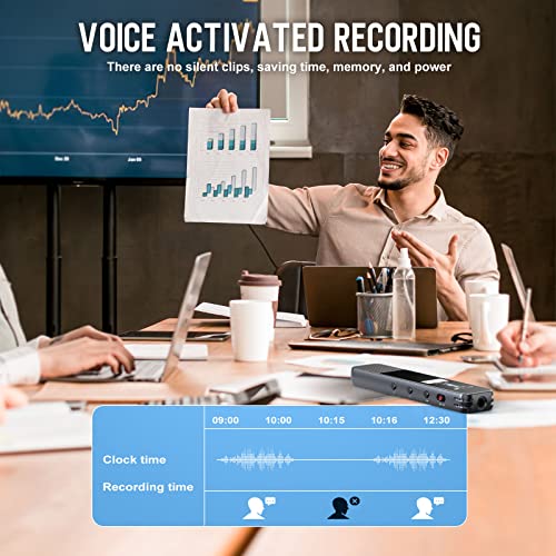 High-Definition 64GB Spy Voice Recorder with MP3 Player