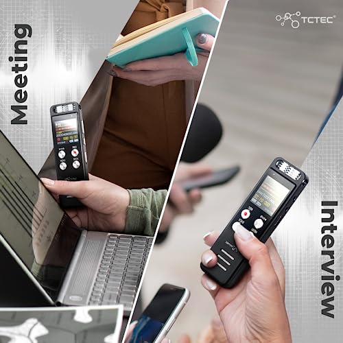 TCTEC 96GB Spy Voice Recorder: Crystal-clear Sound Recording