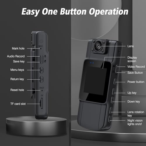 Wireless HD Body Camera: 3-in-1 Spy Gear