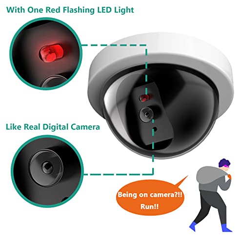 4 Packs of WALI Dummy Security Cameras