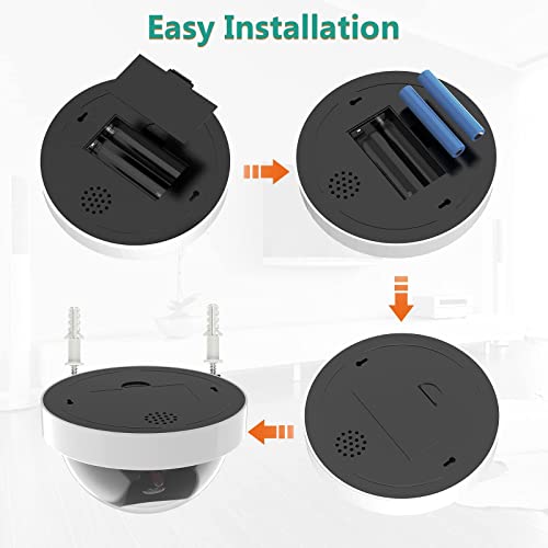 4 Packs of WALI Dummy Security Cameras
