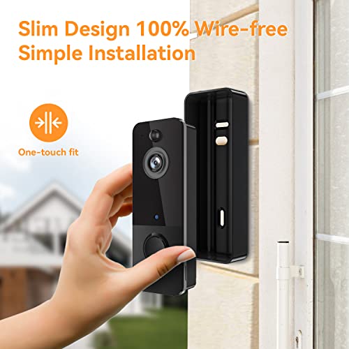 Wireless Spy Doorbell Camera: AI Detection, HD Image