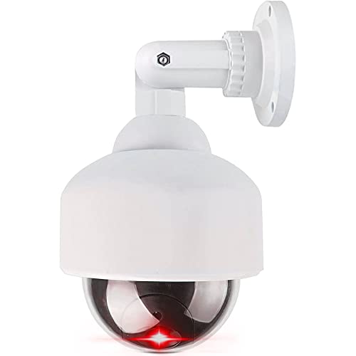 Dummy Fake Security Dome Camera with Red LED Light