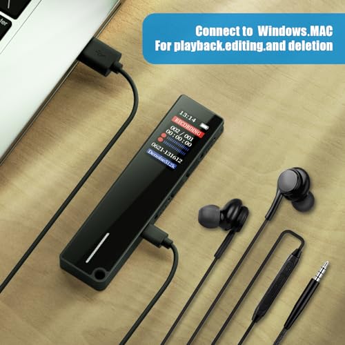 64GB Spy Gear Voice Recorder with Noise Reduction