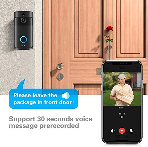 Wireless HD WiFi Doorbell Camera with Motion Detection
