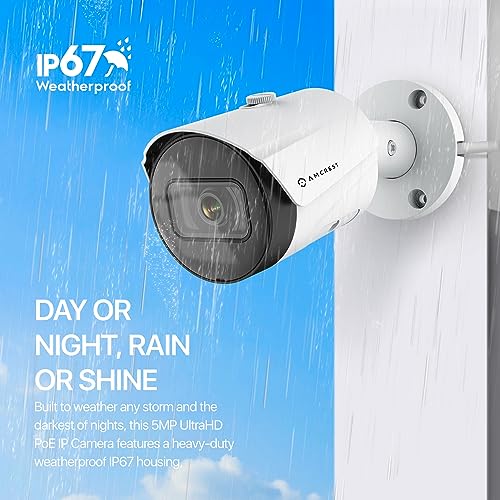 UltraHD Outdoor Bullet IP Security Camera - 5MP