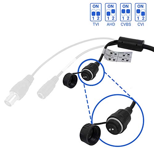 2MP TVI Turret Dome Camera - HD Night Vision