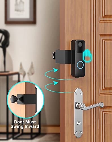 SpyGear Video Doorbell Mount: Anti-Theft, No-Drilling Stainless/Aluminum
