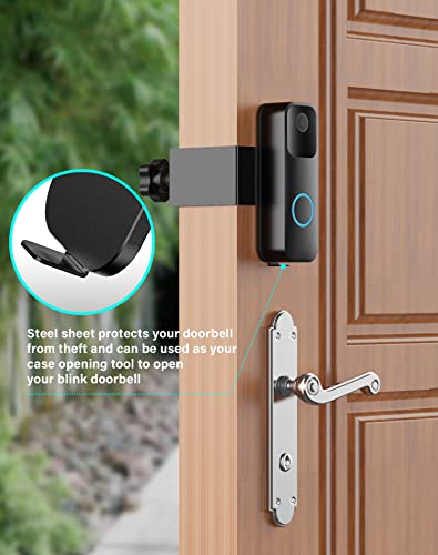 SpyGear Video Doorbell Mount: Anti-Theft, No-Drilling Stainless/Aluminum