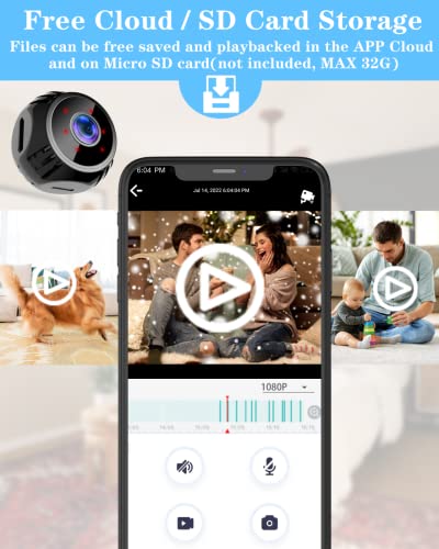 Mini WiFi Spy Camera with Motion Detection