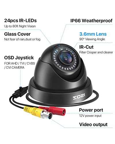 ZOSI HD Dome Camera: 1080p Spy Gear
