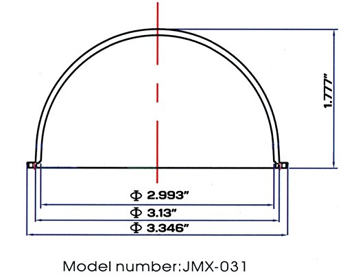 Clear Dome Cover for Security Camera - 1080p