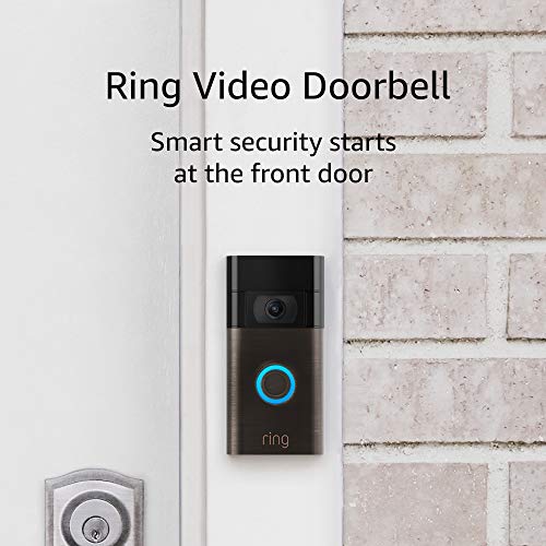 Venetian Bronze Spy Gear: HD Video Doorbell, Enhanced Motion Detection