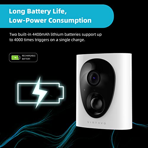 Wire-Free Outdoor Security Camera with Night Vision