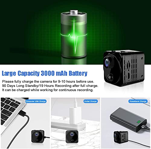 Wireless Spy Camera: 4K HD Mini with Night Vision