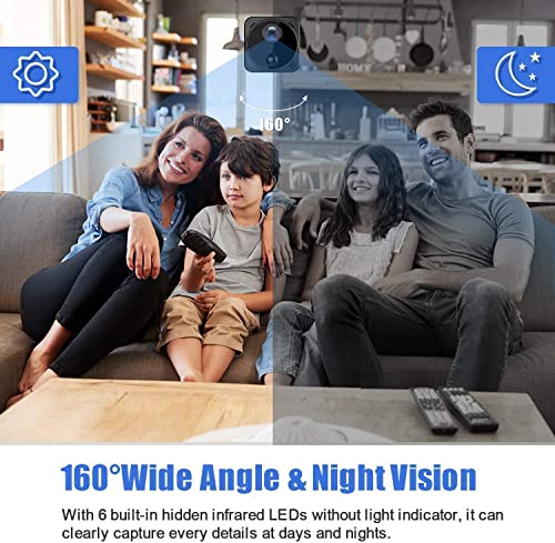 Wireless Spy Camera: 4K HD Mini with Night Vision