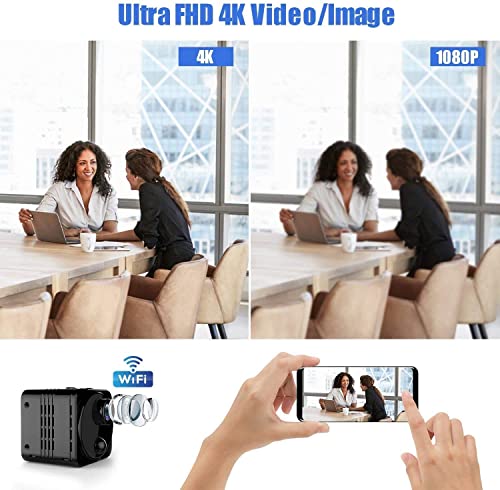 Wireless Spy Camera: 4K HD Mini with Night Vision